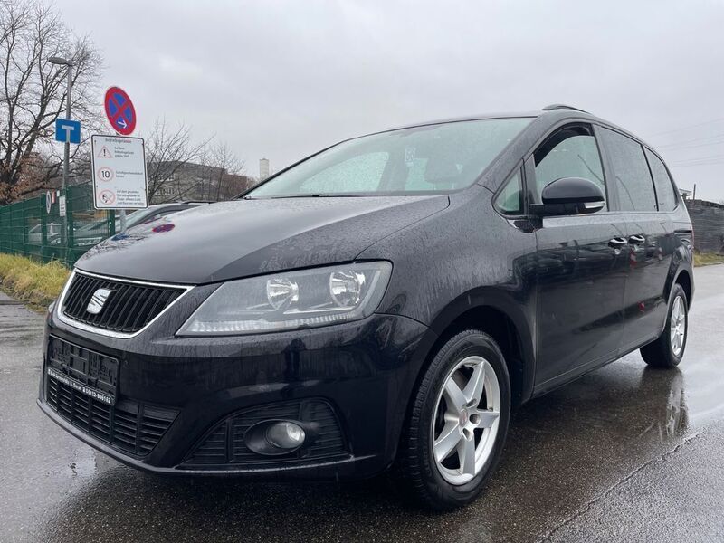 Black metallic Gebraucht 2012 Seat Alhambra Style Van / Kleinbus | 6.999 € (Superpreis) - Bild 1/4