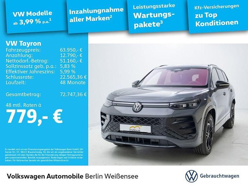 Delfingrau metallic Gebraucht 2025 VW Tayron R-line SUV | 63.950 € (Fairer Preis) - Bild 1/4