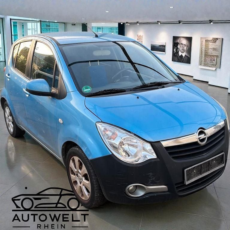 Blau Gebraucht 2008 Opel Agila Edition Kleinwagen | 990 € (Superpreis) - Bild 1/4