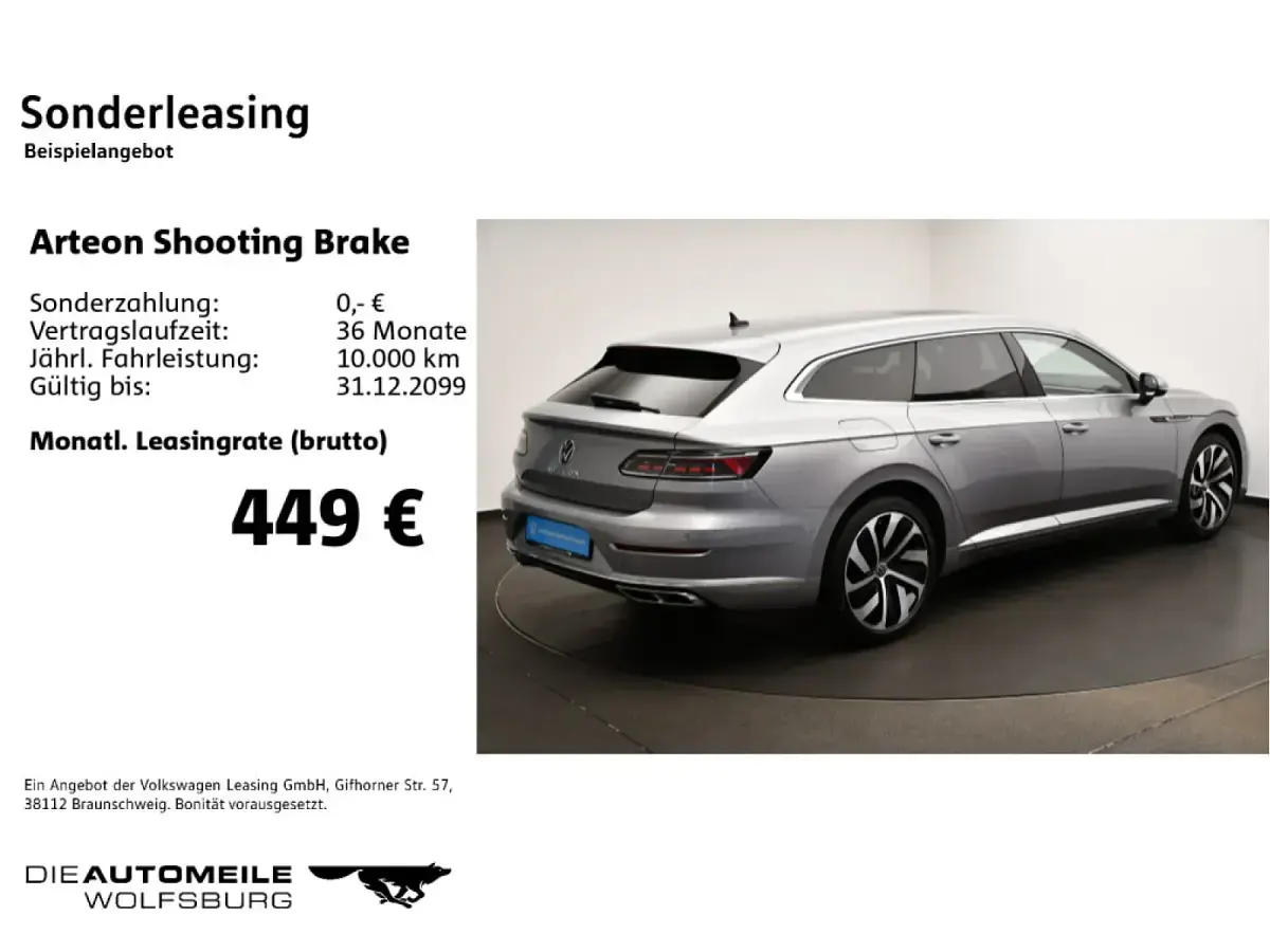 Gebraucht VW Arteon R-line 156 PS (114 kW) 2021 Kombi