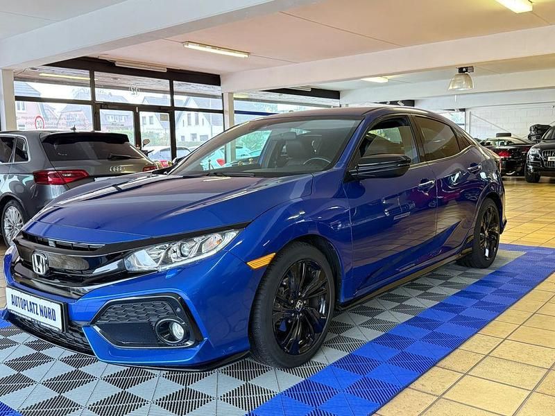 Blau Gebraucht 2019 Honda Civic Dynamic Limousine | 16.999 € (Fairer Preis) - Bild 1/4