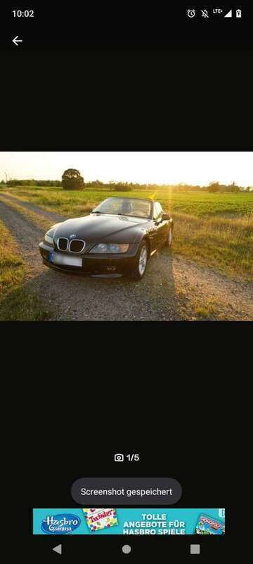 Schwarz Gebraucht 1999 BMW Z3 Cabrio | 5.999 € (Guter Preis) - Bild 1/4