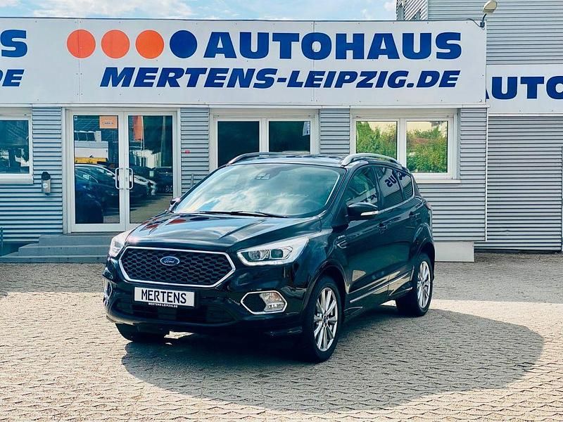 Iridium schwarz mica Gebraucht 2019 Ford Kuga Vignale SUV | 20.990 € (Etwas zu teuer) - Bild 1/4