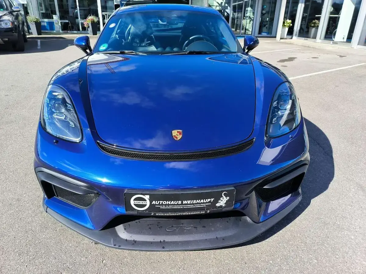 Gebraucht Porsche Cayman GT4 420 PS (308 kW) 2020 Enzianblau m5d Coupé