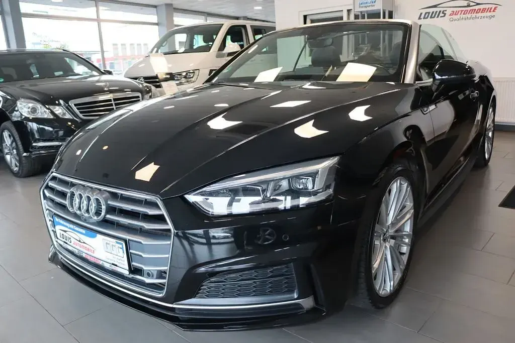 Używany Audi A5 Cabriolet S-line plus 252 KM (185 kW) 2018 Czarny Kabriolet
