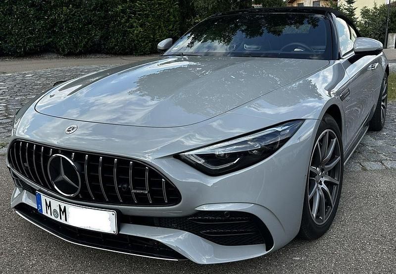 Grau Gebraucht 2024 Mercedes SL43 AMG AMG Cabrio | 92.999 € (Fairer Preis) - Bild 1/4