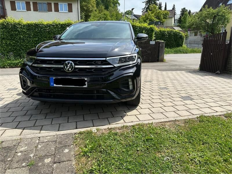 Schwarz Gebraucht 2022 VW T-Roc R-line SUV | 32.999 € (Teuer) - Bild 1/4