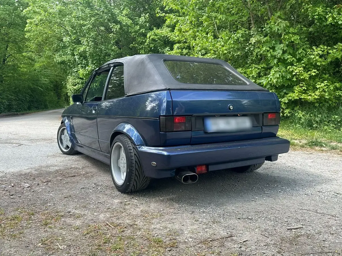 Gebraucht VW Golf Cabriolet 98 PS (72 kW) 1987 Blau Cabrio