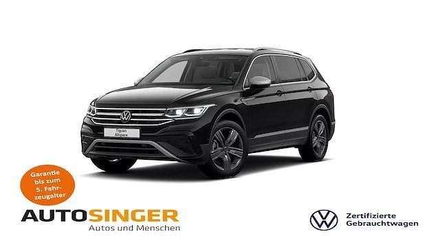 Deep black perleffekt Gebraucht 2024 VW Tiguan Allspace Elegance SUV | 38.880 € (Superpreis) - Bild 1/3