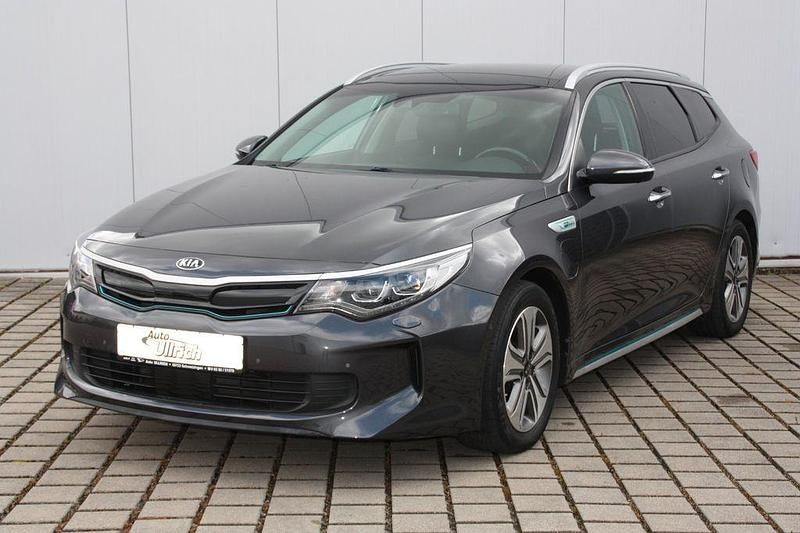 Grau Gebraucht 2017 Kia Optima Hybrid Spirit Limousine | 16.950 € (Fairer Preis) - Bild 1/4