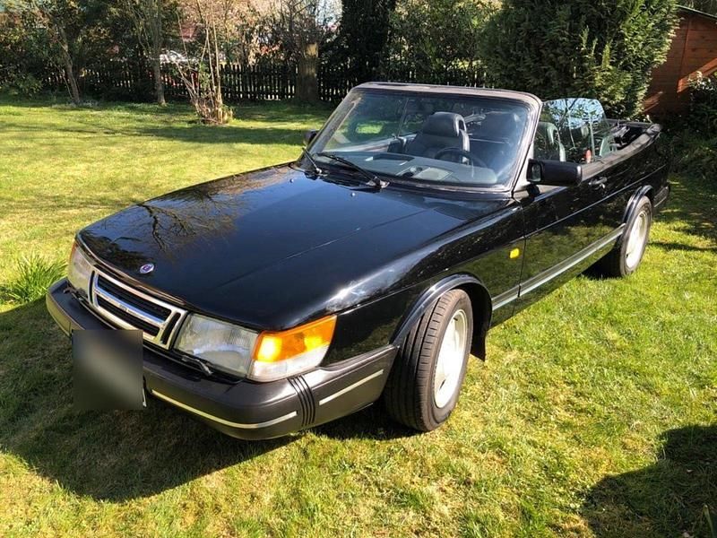 Schwarz Gebraucht 1992 Saab 900 Cabriolet Cabrio | 8.888 € - Bild 1/4