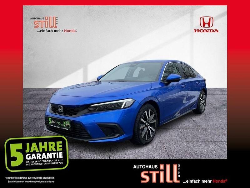 Gebraucht Honda Civic Elegance 184 PS (135 kW) 2023 Prem crystal blue (metallic) Limousine