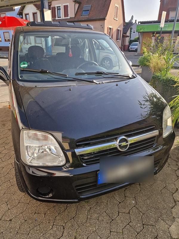 Schwarz Gebraucht 2004 Opel Agila Kleinwagen | 995 € - Bild 1/4