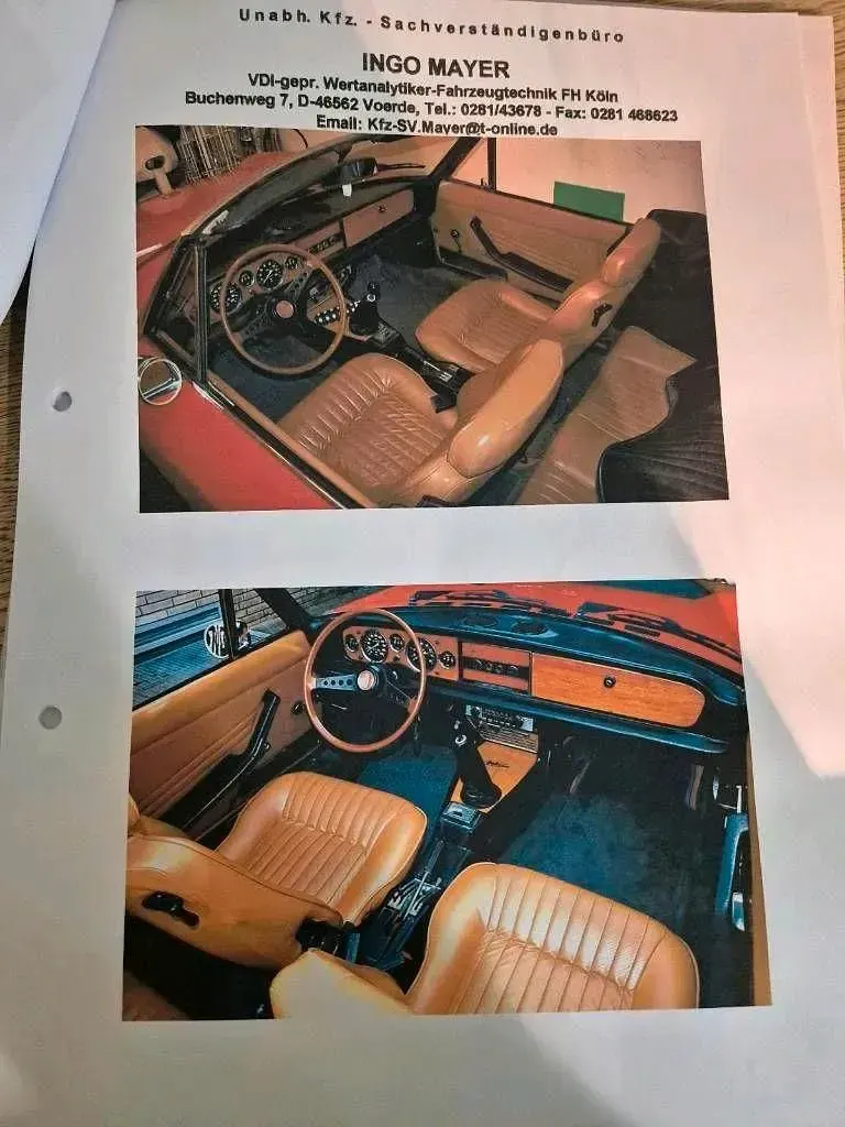 Gebraucht Fiat 124 Spider 1970 Rot Cabrio