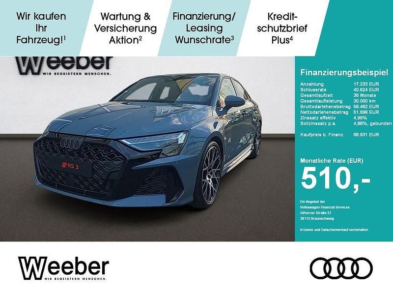 Grau Gebraucht 2024 Audi RS3 Sport Kleinwagen | 68.931 € (Etwas zu teuer) - Bild 1/4