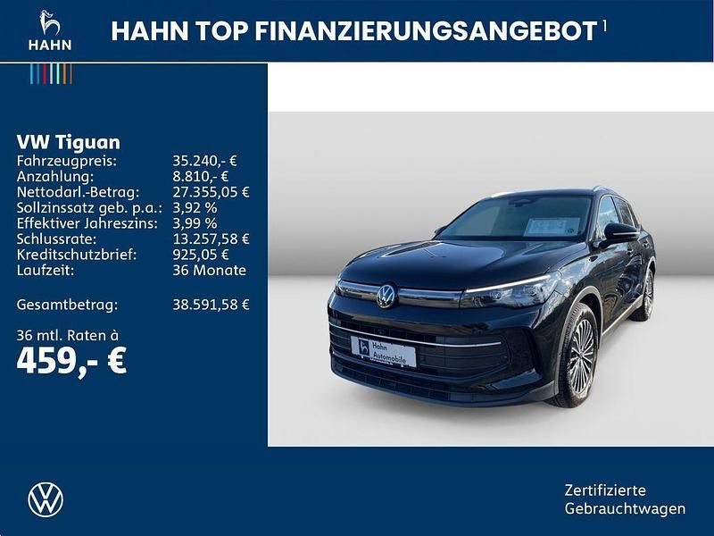 Gebraucht VW Tiguan Goal 150 PS (110 kW) 2025 Schwarz SUV