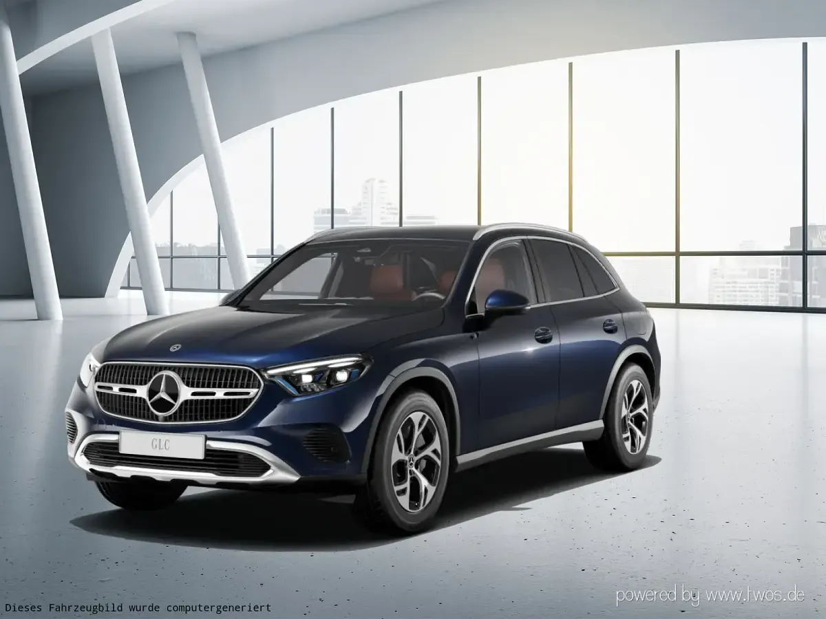 Gebraucht Mercedes GLC300e 333 PS (244 kW) 2023 Metalliclack nautikblau SUV