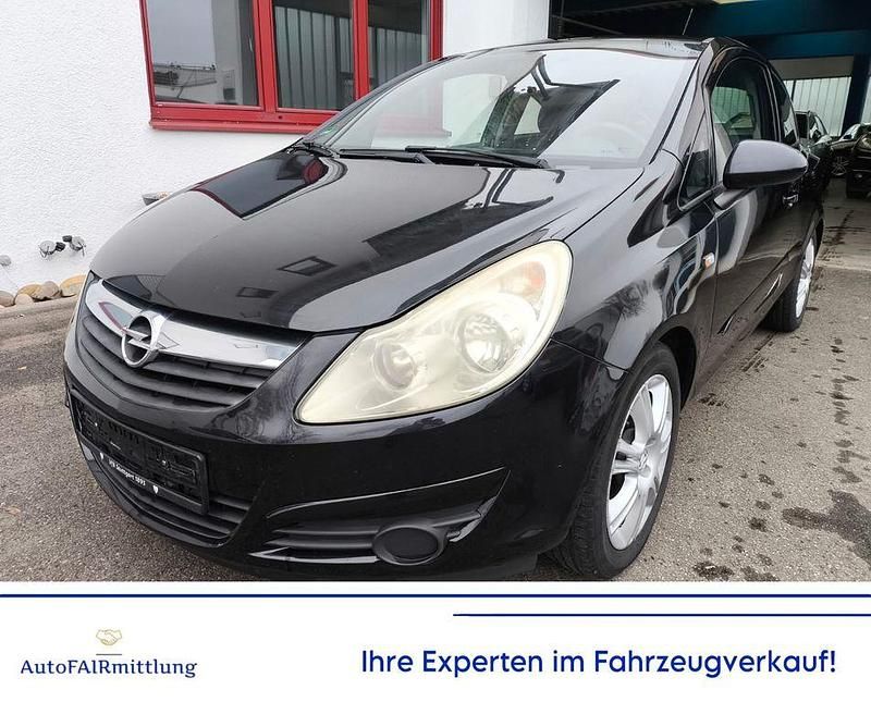 Schwarz Gebraucht 2007 Opel Corsa Edition | 1.999 € (Fairer Preis) - Bild 1/4