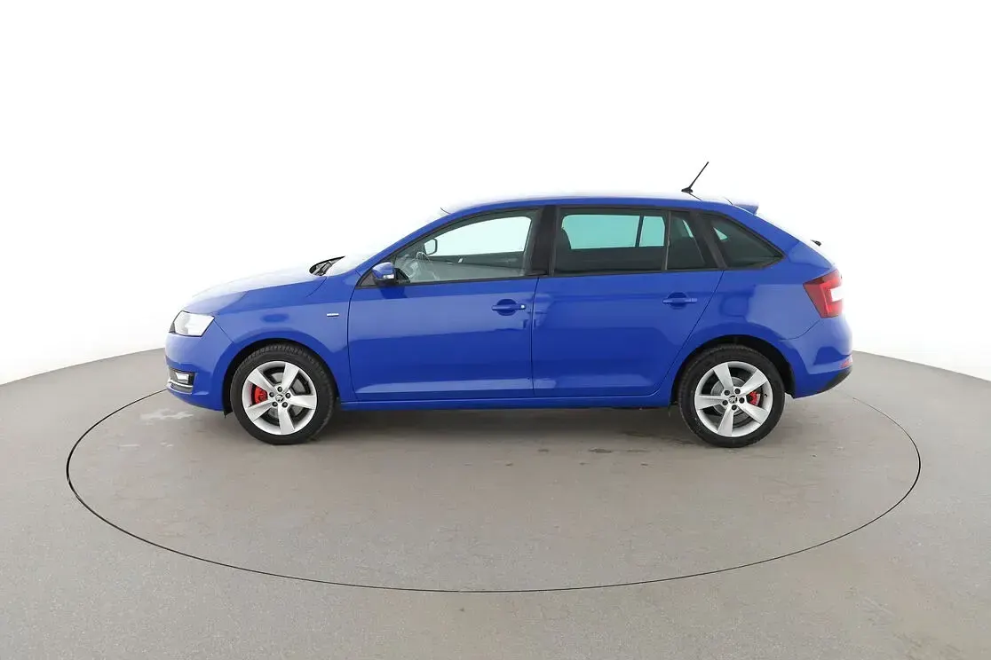 Gebraucht Skoda Rapid Clever 2018 Blau Kleinwagen