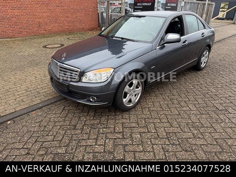 Grau Gebraucht 2008 Mercedes C180 Limousine | 3.950 € (Superpreis) - Bild 1/4