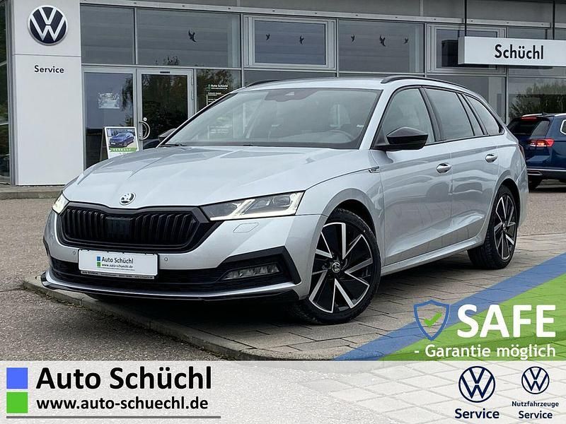 Silber Gebraucht 2022 Skoda Octavia SportLine Kombi | 24.870 € (Fairer Preis) - Bild 1/4