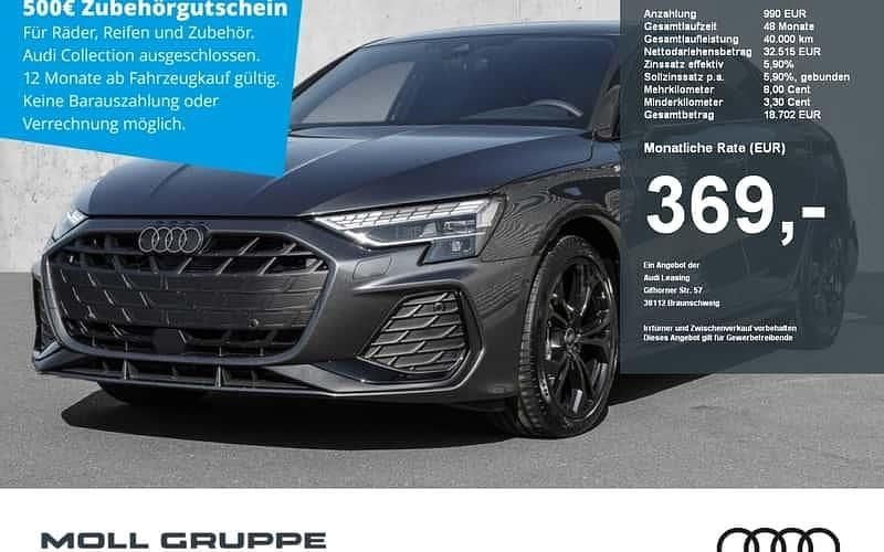 Daytonagrau perleffekt Neu 2025 Audi A3 S-Line Limousine | 40.990 € (Fairer Preis) - Bild 1/4