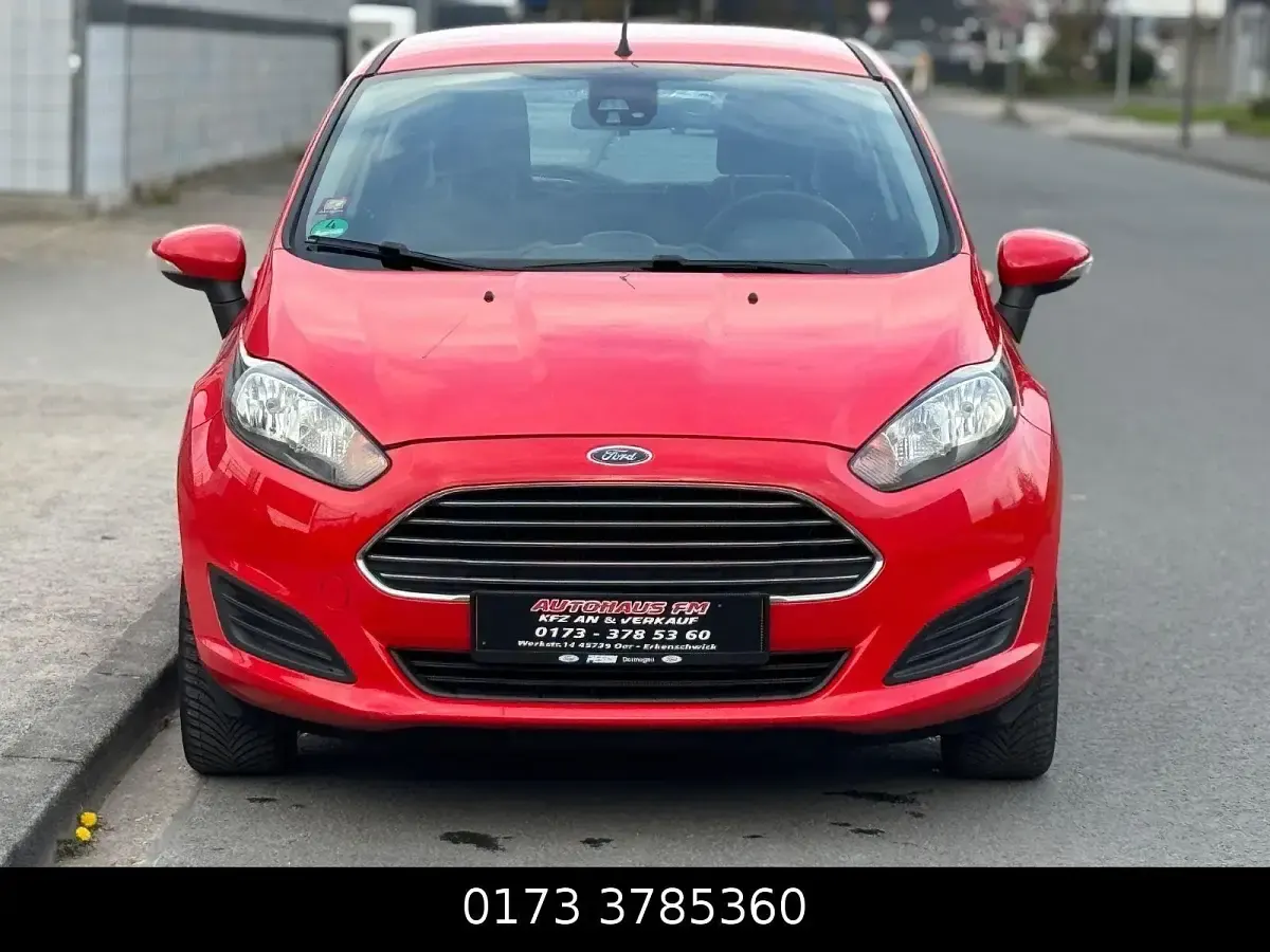 Gebraucht Ford Fiesta SYNC Edition 65 PS (47 kW) 2013 Rot Kleinwagen