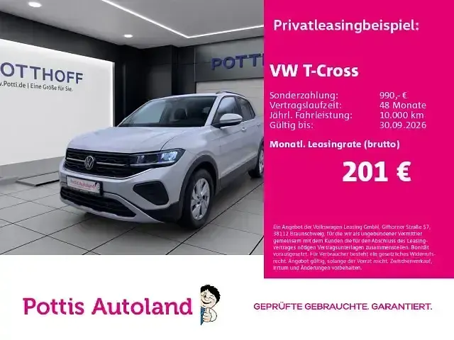 Gebraucht VW T-Cross Life 95 PS (69 kW) 2025 SUV