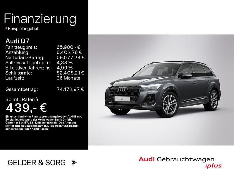 Daytonagrau perleffekt Gebraucht 2025 Audi Q7 S-Line SUV | 65.980 € (Superpreis) - Bild 1/4