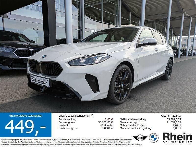 Alpinweiss uni Gebraucht 2024 BMW 120 M Sport Kleinwagen | 35.450 € (Guter Preis) - Bild 1/4