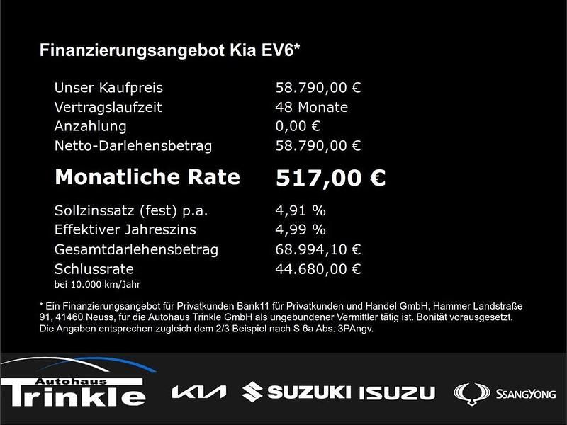Neu Kia EV6 239 kW (325 PS) 2026 (swp) snow white pearl m SUV