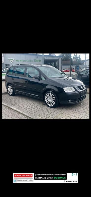 Gebraucht VW Touran 140 PS (102 kW) 2007 Schwarz Van / Kleinbus