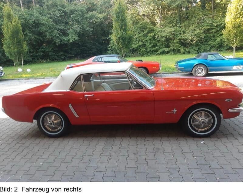 Rot Gebraucht 1965 Ford Mustang Cabrio | 44.500 € - Bild 1/4