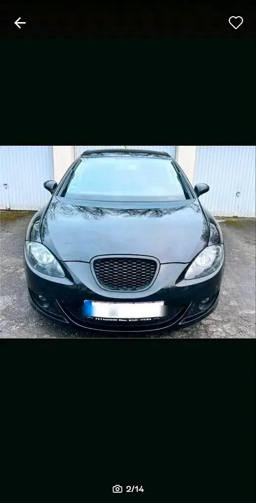 Używany Seat Leon 140 KM (102 kW) 2008 Czarny Hatchback
