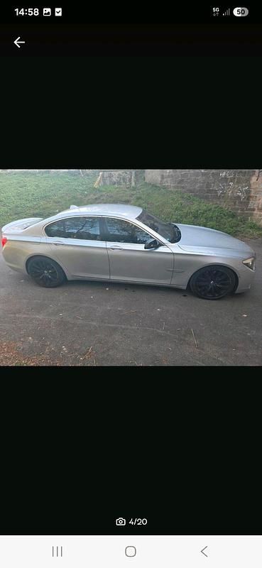 Gebraucht BMW 750 408 PS (300 kW) 2008 Silber Limousine