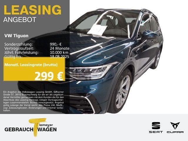 Blau Gebraucht 2024 VW Tiguan R-line SUV | 40.720 € (Guter Preis) - Bild 1/4