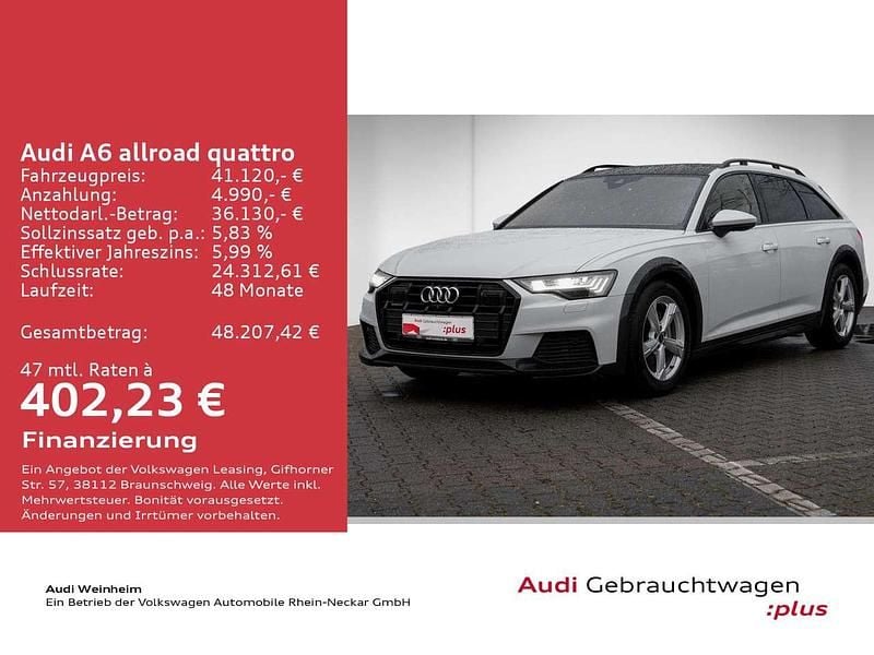 Gebraucht Audi A6 Allroad Ambiente 245 PS (180 kW) 2024 Gletscherweiß metallic Kombi