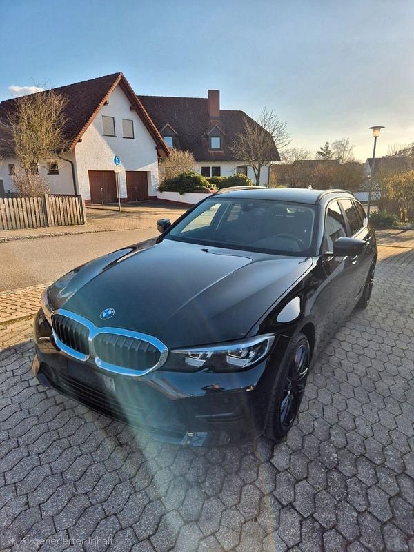 Gebraucht BMW 320e 190 PS (139 kW) 2020 Schwarz Kombi