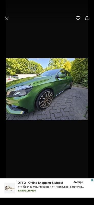 Gebraucht Mercedes A250 218 PS (160 kW) 2017 Grün Kleinwagen