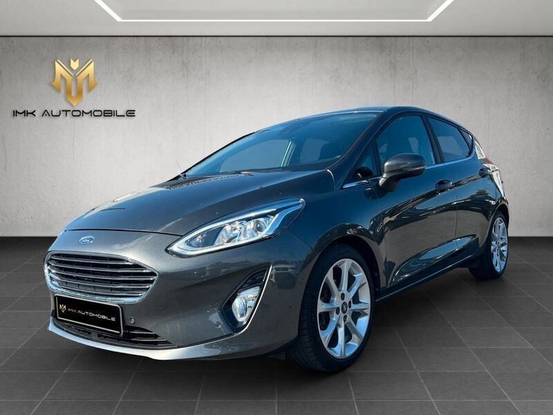 Grau Gebraucht 2019 Ford Fiesta Titanium Kleinwagen | 11.990 € (Fairer Preis) - Bild 1/4