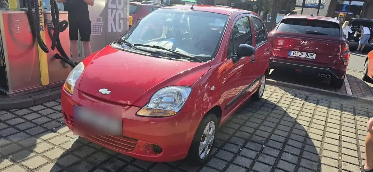 Gebraucht Chevrolet Matiz 51 PS (37 kW) 2010 Rot Kleinwagen