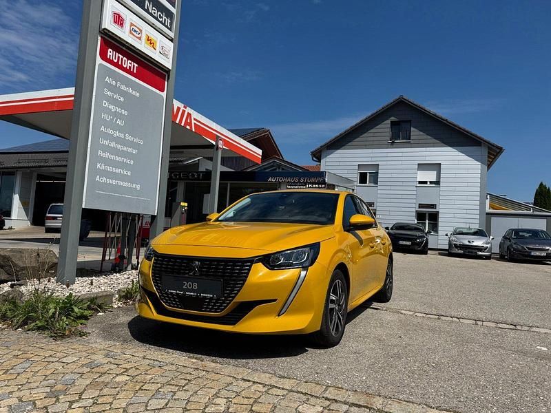 Gelb Gebraucht 2021 Peugeot 208 Allure Kleinwagen | 13.900 € (Fairer Preis) - Bild 1/4