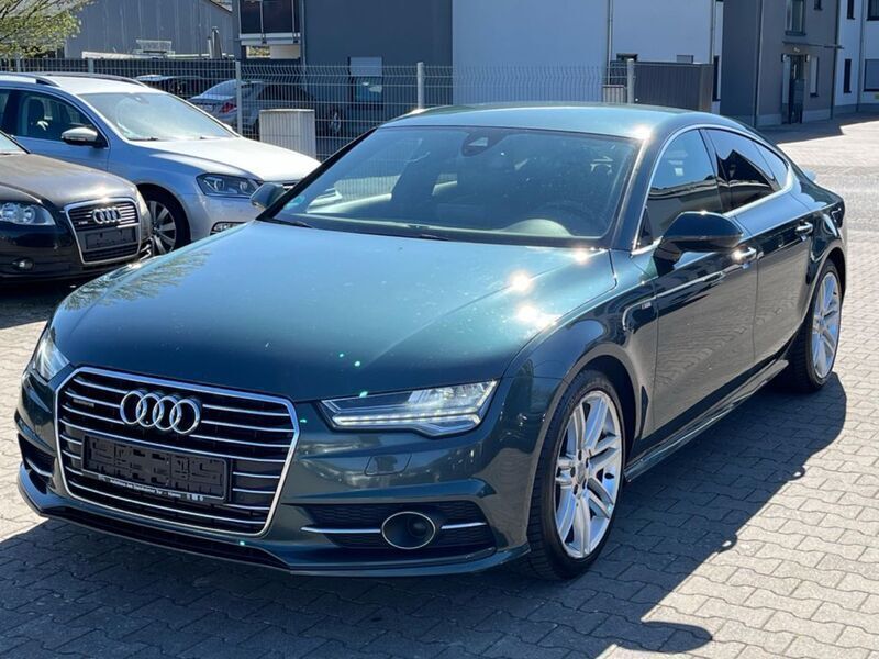 Gotlandgrün metallic Gebraucht 2017 Audi A7 S-Line Kleinwagen | 15.999 € (Guter Preis) - Bild 1/4