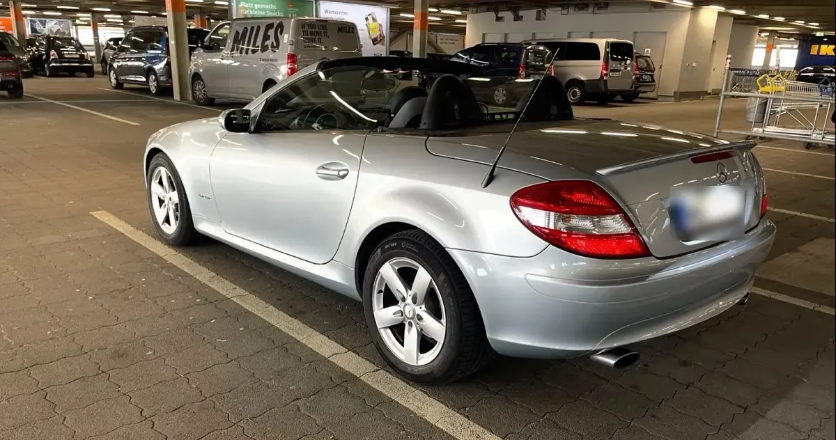 Gebraucht Mercedes SLK200 163 PS (119 kW) 2004 Silber Cabrio