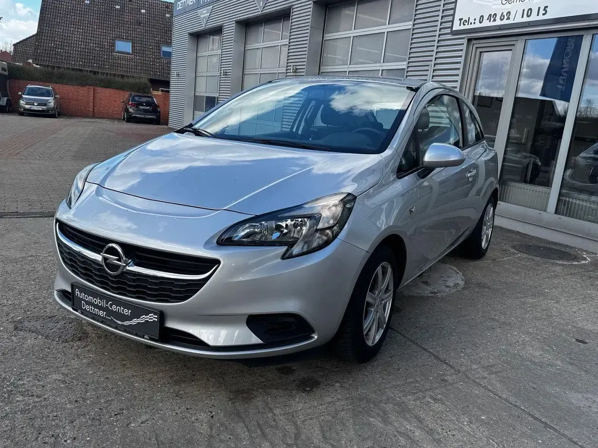 Gebraucht Opel Corsa 90 PS (66 kW) 2015 Silber Kleinwagen