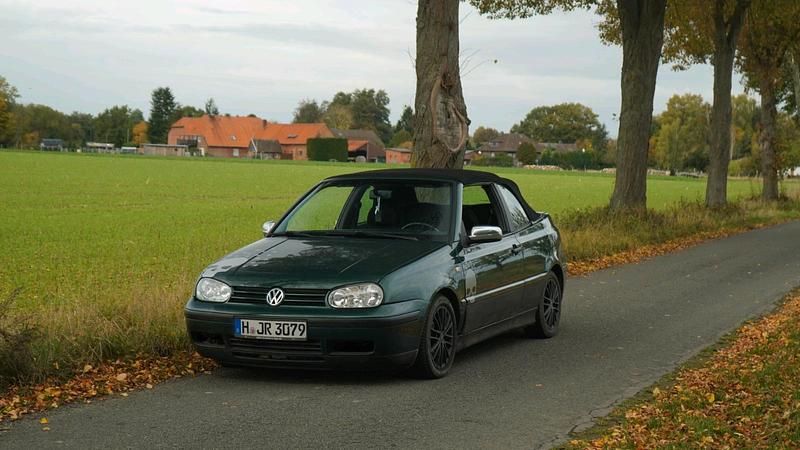 Grün Gebraucht 1998 VW Golf Cabriolet Cabrio | 800 € (Superpreis) - Bild 1/4