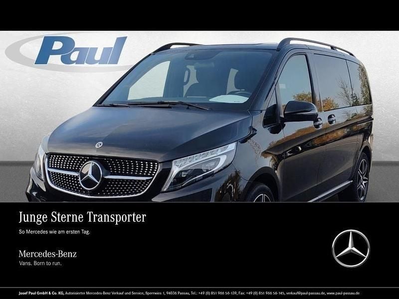 Schwarz obsidianschwarz metall Gebraucht 2021 Mercedes V250 AMG Van / Kleinbus | 54.650 € (Fairer Preis) - Bild 1/4