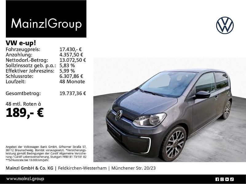 Gebraucht VW e-up! Move 61 kW (83 PS) 2022 Grau Kleinwagen