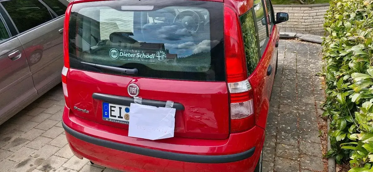 Gebraucht Fiat Panda 60 PS (44 kW) 2009 Rot Kleinwagen