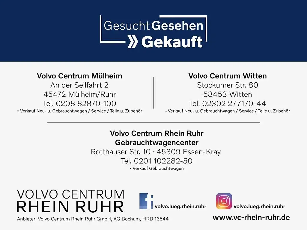 Gebraucht Volvo V60 CC 197 PS (144 kW) 2024 Schwarz onyx black / metallic Kombi
